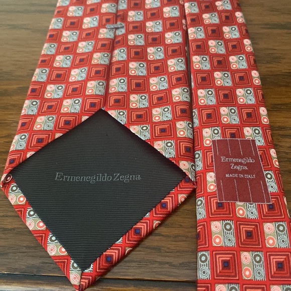 Vintage 💯 % silk Ermenegildo Zegna tie - Picture 3 of 7